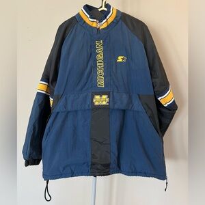 Vintage University of Michigan Starter pullover L